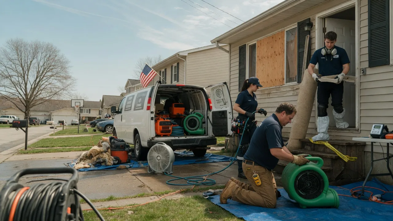 Water Damage Restoration in Big Prairie, OH near me